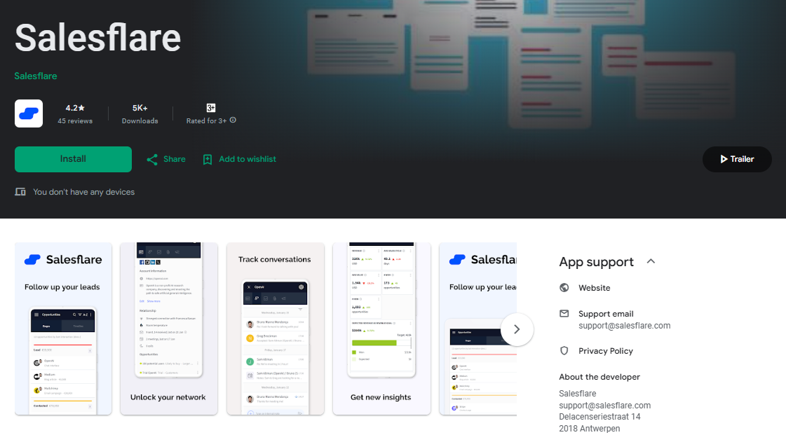Salesflare CRM