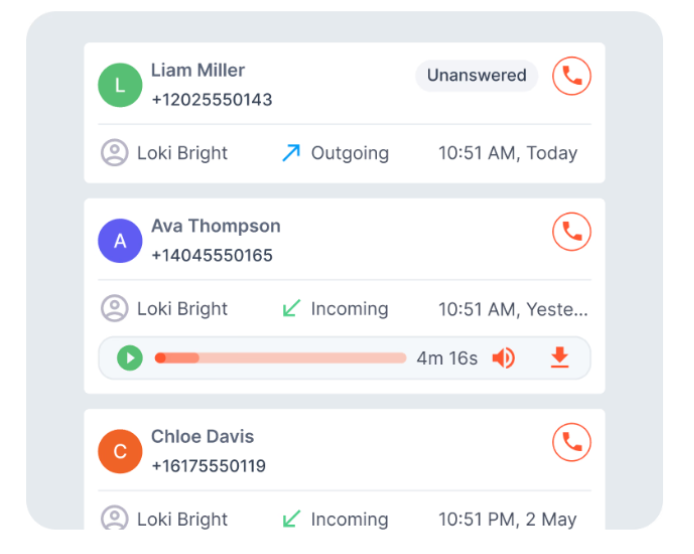 Call Ceneter Monitoring