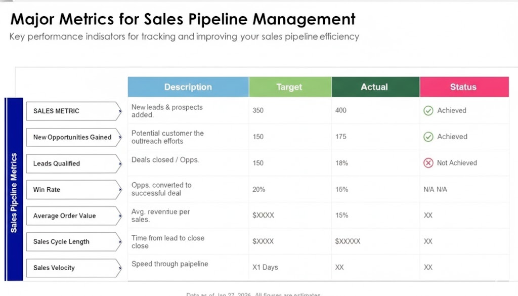 Sales pipeline management
