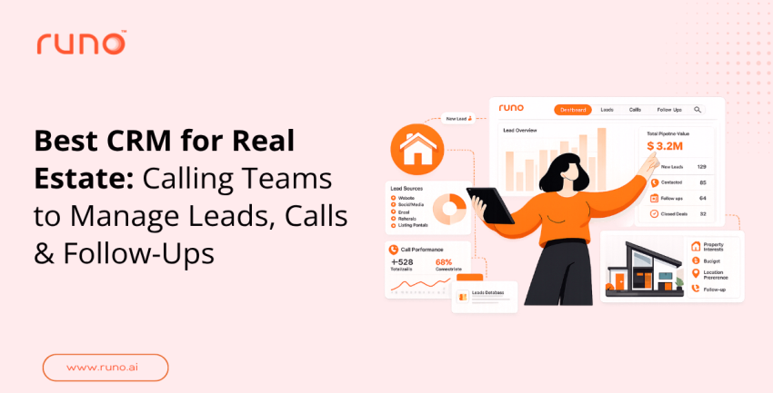 Best CRM for Real Estate Calling Teams to Manage Leads, Calls & Follow-Ups