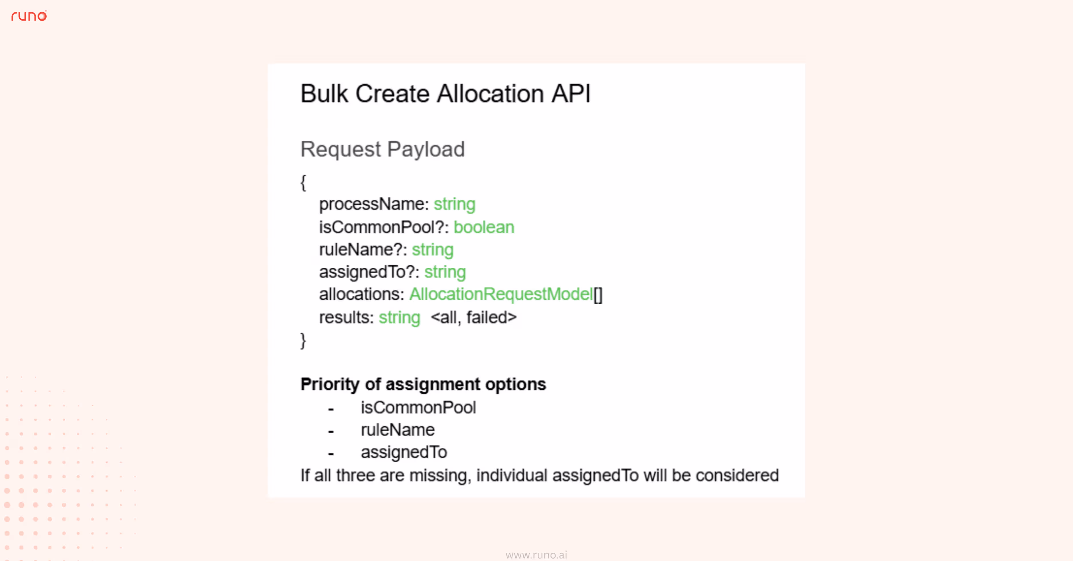 Bulk Lead Allocation API