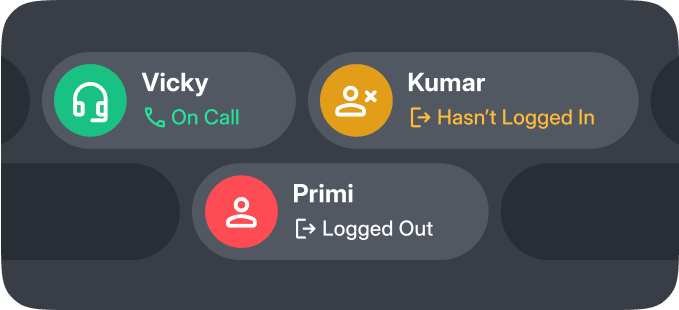 Live Agent Status