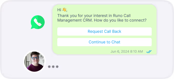 AI-Powered CRM + WhatsApp