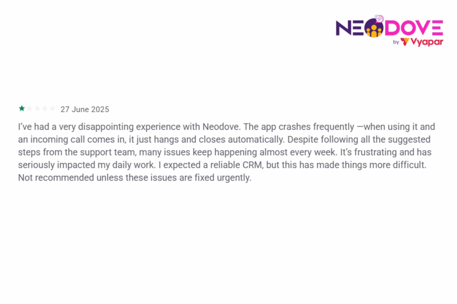 Neodove review screenshot 2