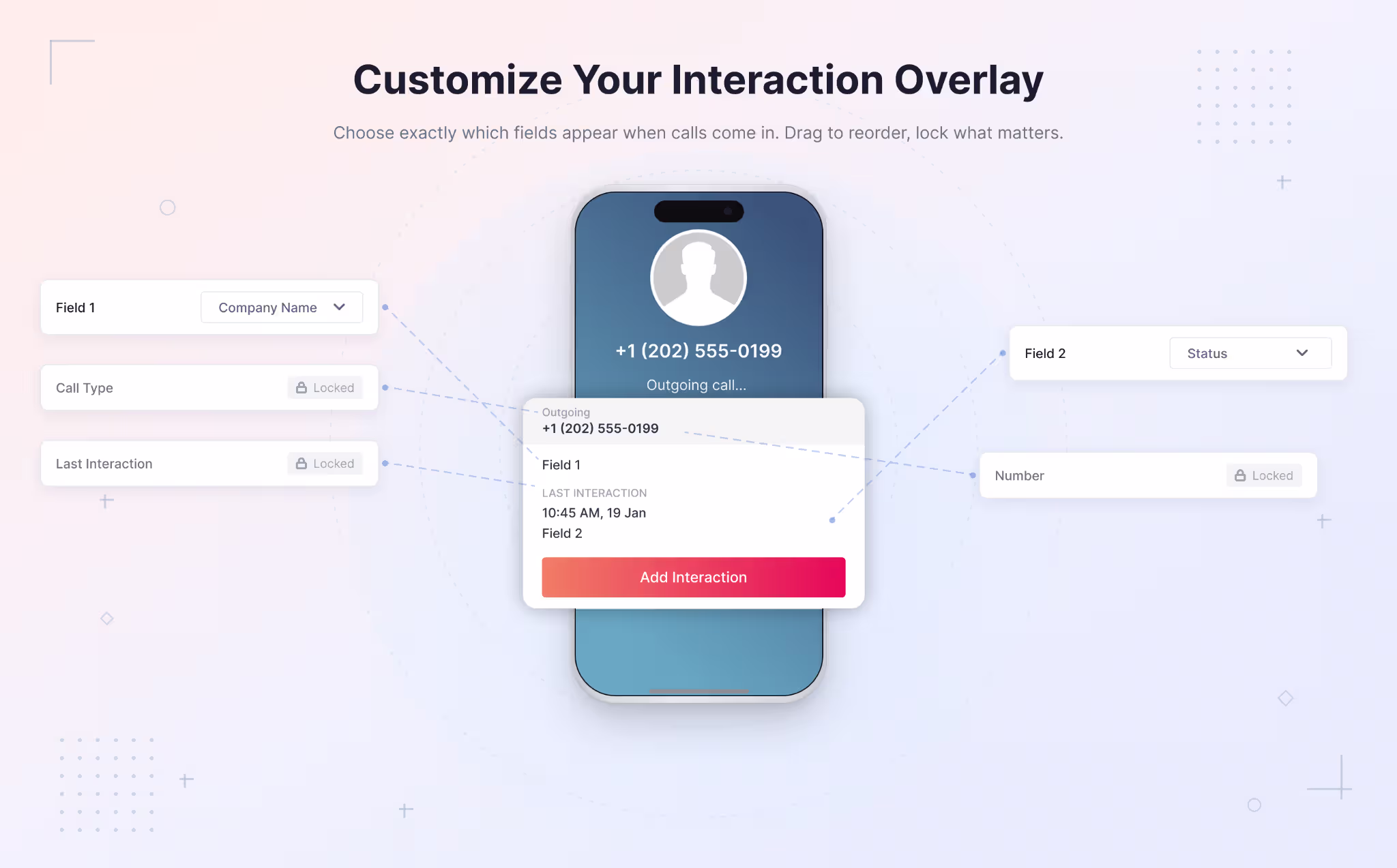 Customizable Interaction Pop-ups