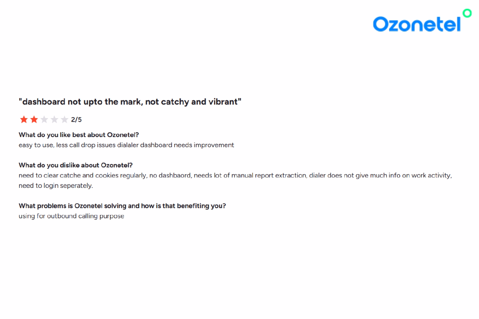 Knowlarity review screenshot 1