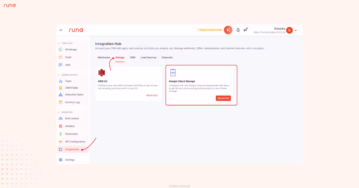 Secure Call Recording Storage