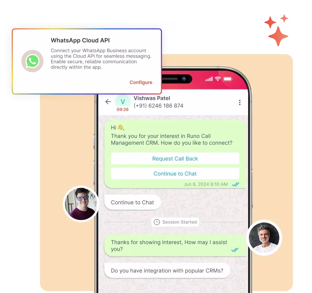 WhatsApp Business Integration with Runo CRM